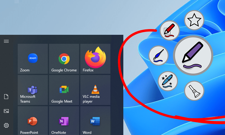 SMART Ink tools and annotations